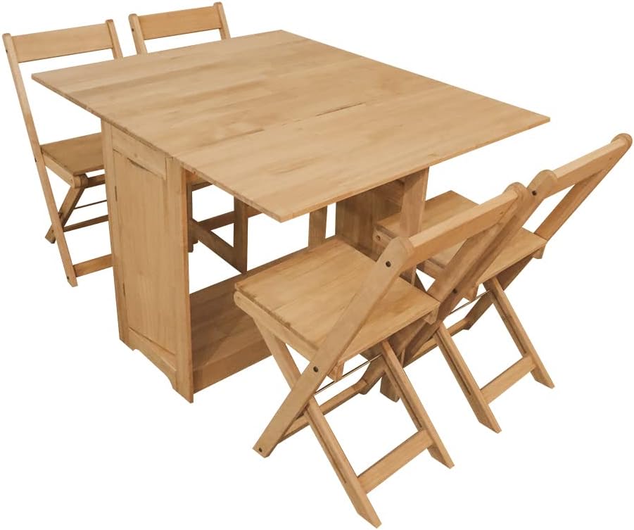 Ensemble table et 4 chaises pliantes dans un petit appartement - photo 20