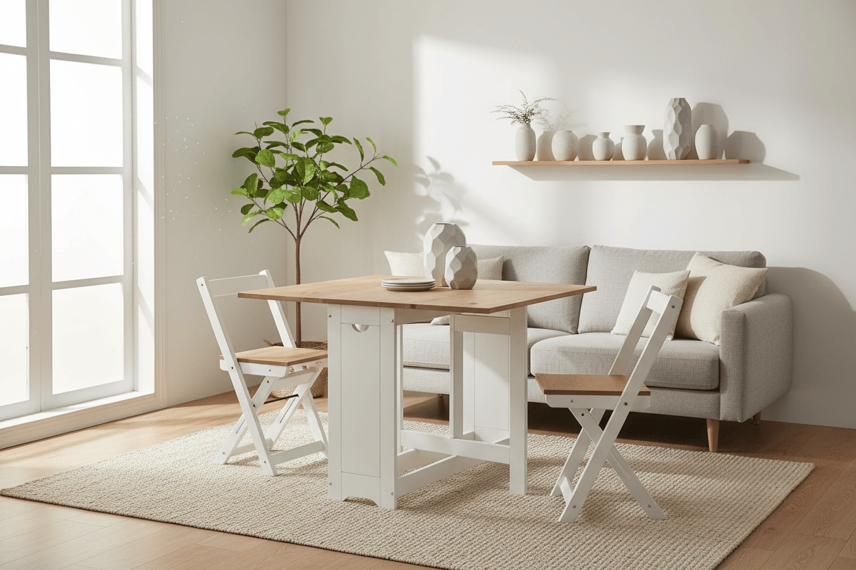 Ensemble Table Et 4 Chaises Pliantes