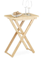 Petite table de balcon pliante de 40 x 31 cm sur un balcon étroit