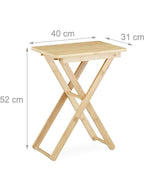 Petite table de balcon pliante de 40 x 31 cm sur un balcon étroit - photo 6