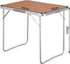 Petite table de camping pliante valise repliée à 4,6 cm d'épaisseur - photo 9