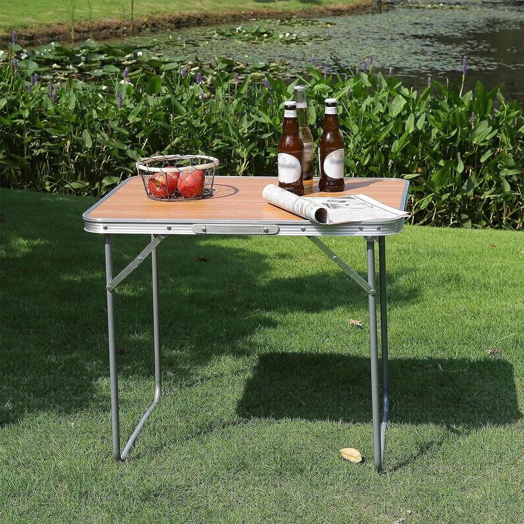 Petite table de camping pliante valise repliée à 4,6 cm d'épaisseur - photo 10