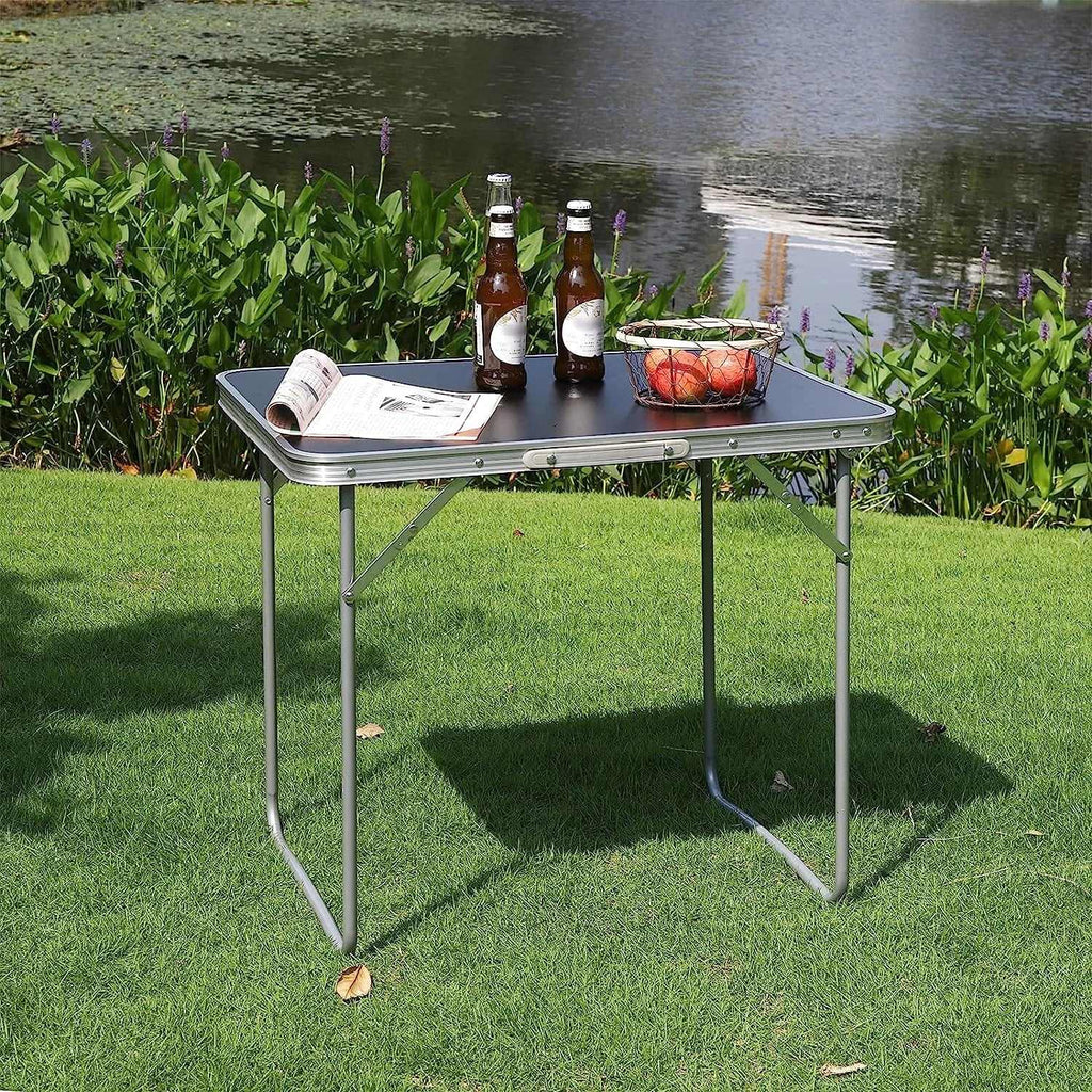 Petite table de camping pliante valise repliée à 4,6 cm d'épaisseur - photo 2