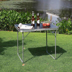 Petite table de camping pliante valise repliée à 4,6 cm d'épaisseur - photo 2