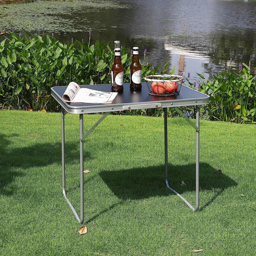 Petite table de camping pliante valise repliée à 4,6 cm d'épaisseur - photo 2