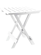 Petite table de jardin pliante en plastique ultra légère de 50 cm