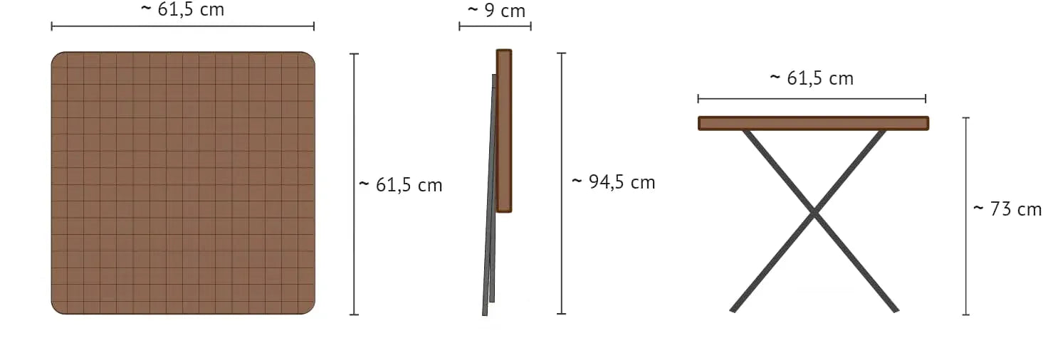 Petite Table Jardin Pliante