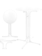 Petite table ronde pliante mange-debout de 110 cm de haut lors d'un cocktail - photo 2