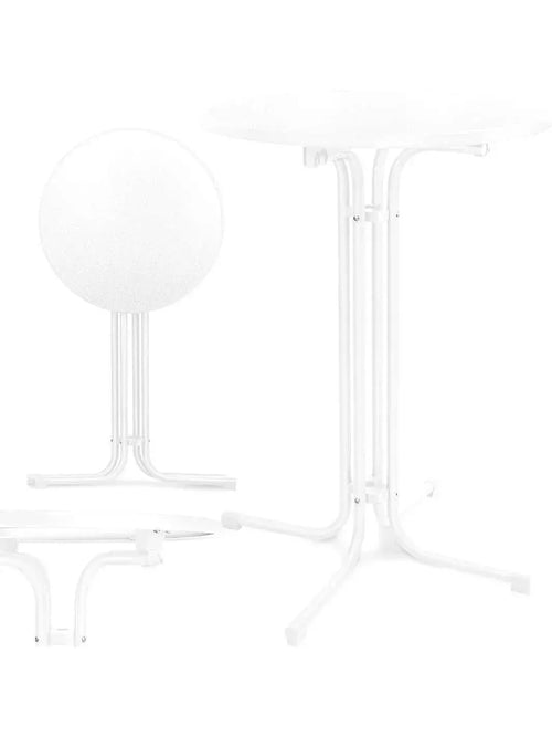 Petite table ronde pliante mange-debout de 110 cm de haut lors d'un cocktail - photo 2