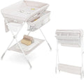 Table à langer pliante bébé avec plateau de rangement inférieur