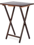 Table à manger d'appoint pliante compacte de 48 cm dans un studio