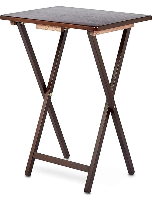 Table à manger d'appoint pliante compacte de 48 cm dans un studio