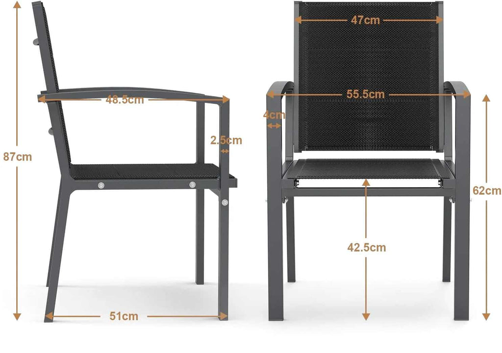Table à manger extérieur pliante extensible en aluminium sur une terrasse - photo 10