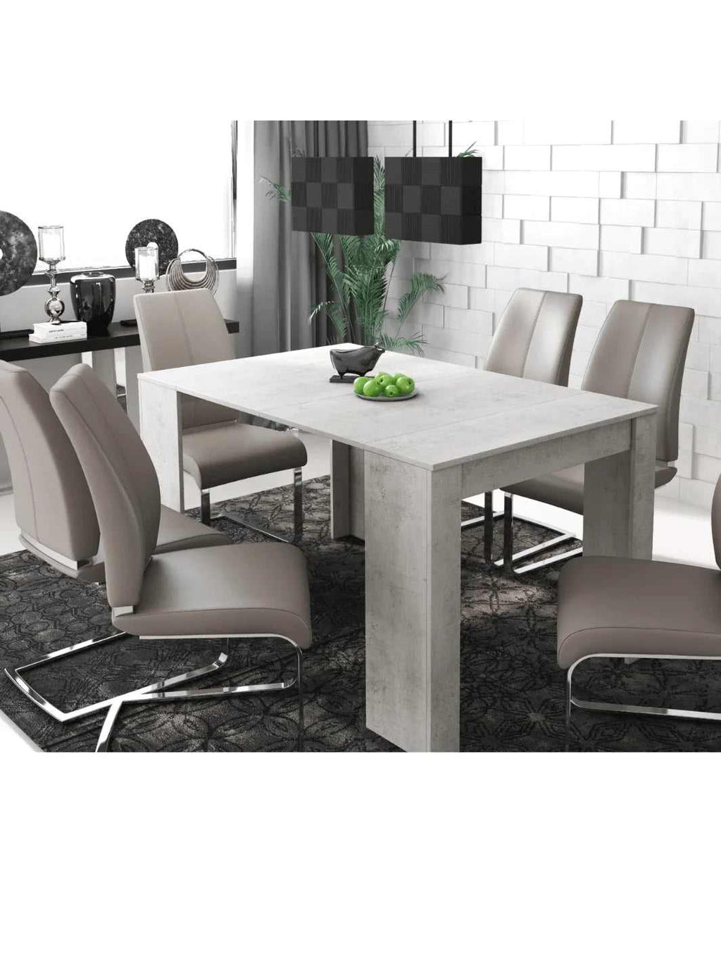 Table à manger pliante extensible en bois de 90 à 140 cm dans une salle à manger - photo 9
