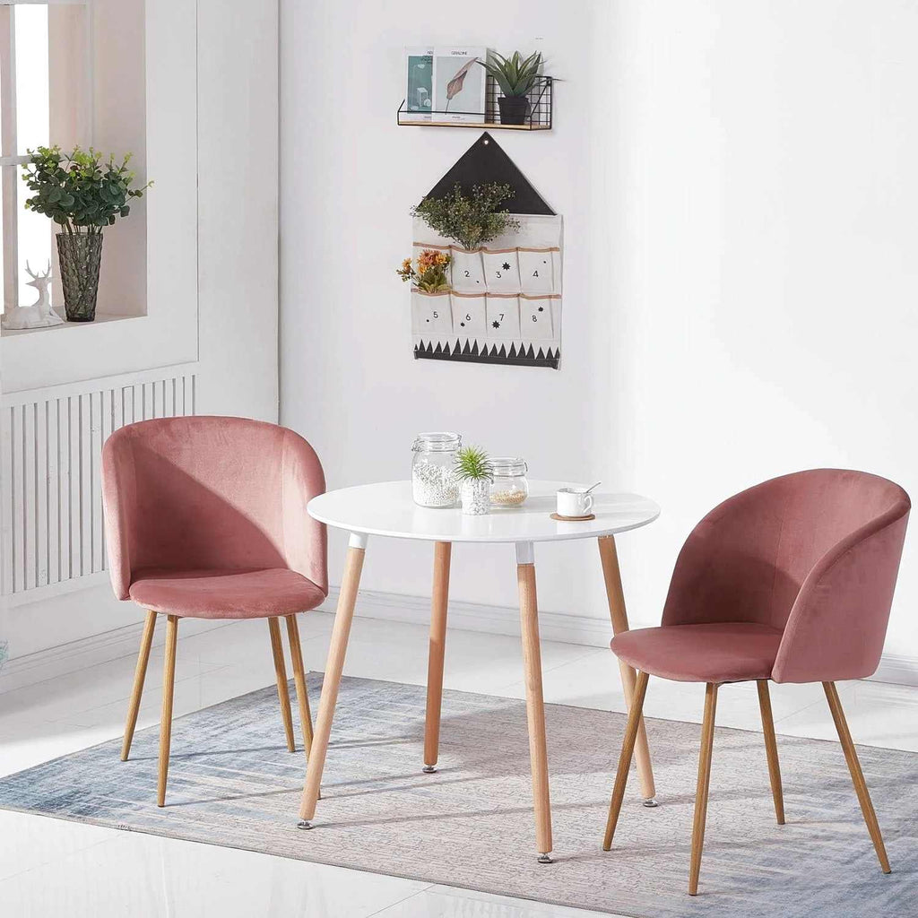 Table à manger pliante ronde en bois de 80 cm de diamètre dans un coin repas - photo 4