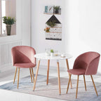 Table à manger pliante ronde en bois de 80 cm de diamètre dans un coin repas - photo 4