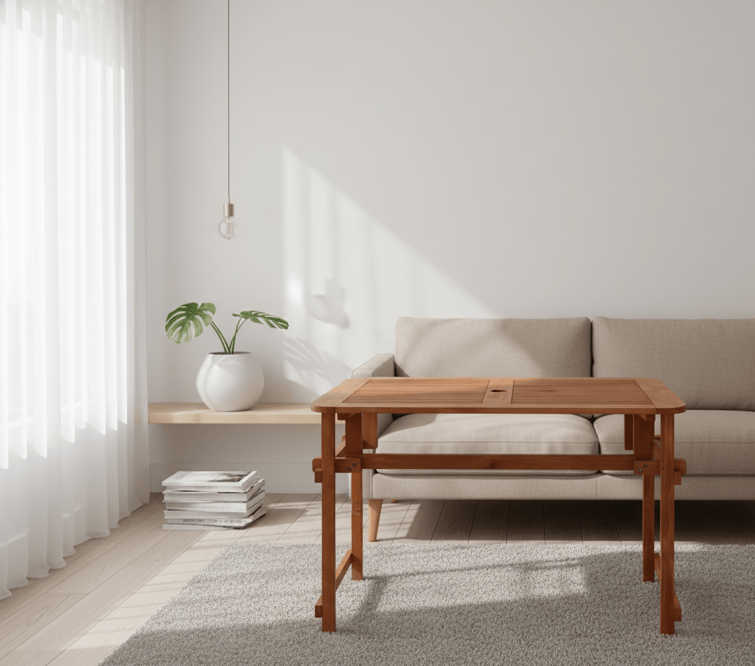 Table Balcon Pliante Bois