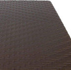 Table de balcon pliante rectangulaire en acier et HDPE sur une terrasse - photo 5