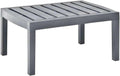 Table basse pliante en plastique 78 x 55 cm dans un salon