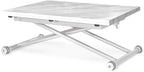 Table basse pliante relevable en position haute avec plateau étendu dans un salon - photo 6