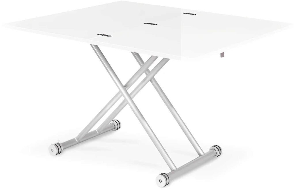 Table basse pliante relevable en position haute avec plateau étendu dans un salon - photo 4