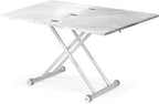 Table basse pliante relevable en position haute avec plateau étendu dans un salon - photo 5