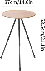 Table basse ronde pliante ultra légère en ABS et aluminium avec son sac de rangement - photo 7