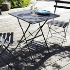 Table bistrot d'extérieur pliante de 60 cm en acier thermolaqué - photo 2