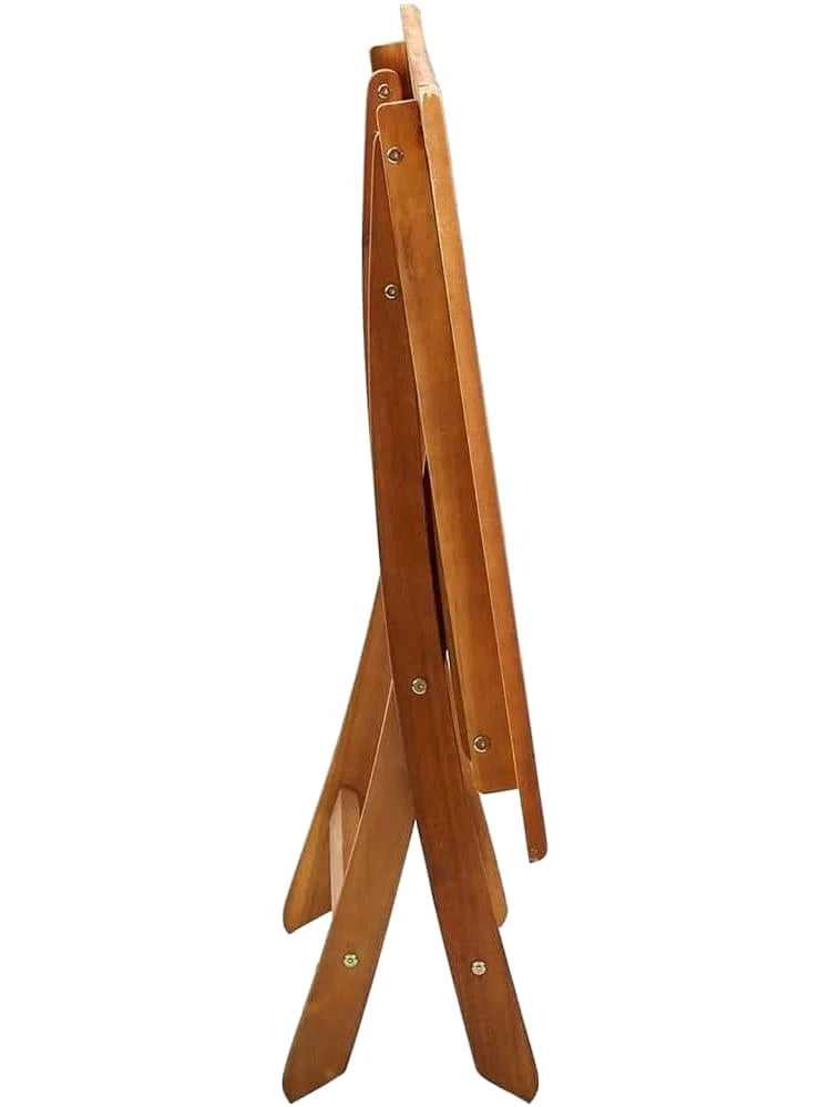 Table bois pliante extérieur en acacia massif huilé 120 x 70 cm sur une terrasse - photo 4