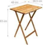 Table carrée pliante de balcon de 48 cm sur un balcon étroit - photo 4