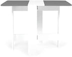 Table de cuisine pliante 4 personnes en bois de 103 cm dépliée - photo 4