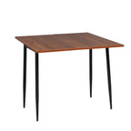Table de balcon extensible pliante en position déployée sur un balcon