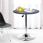 Table de bar pliante avec colonne chromée réglable en hauteur - photo 3