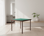 Table de bridge pliante avec surface de jeu en feutre vert - photo 6