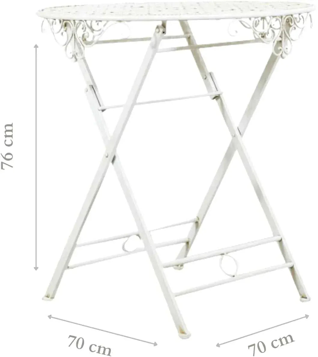 Table De Jardin En Fer Forgé Pliante