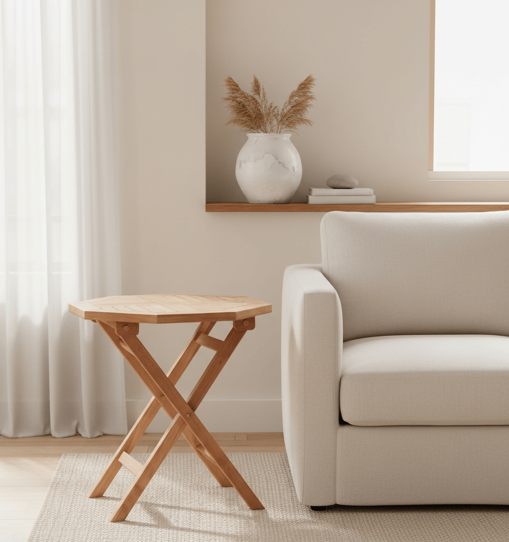 Table De Jardin En Teck Pliante