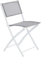 Ensemble table de jardin et 4 chaises pliantes de 130 cm dans un jardin - photo 7