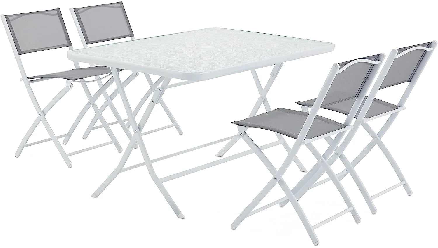 Table De Jardin Et 4 Chaises Pliantes