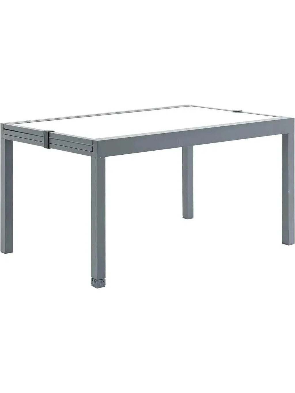 Table de jardin pliante 10 personnes de 270 cm en verre trempé dépoli - photo 5