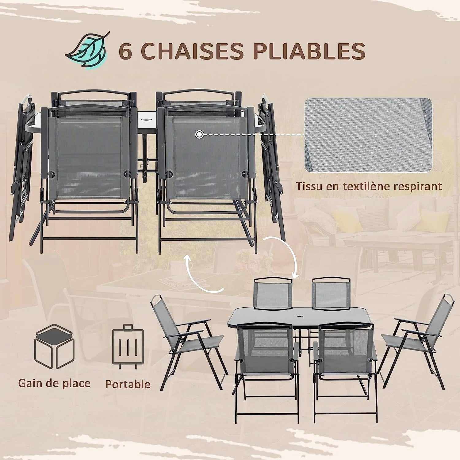 Table De Jardin Pliante 6 8 Personnes