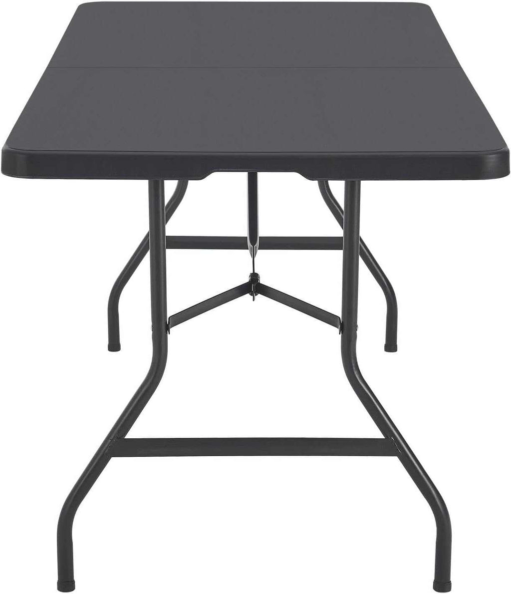 Table de jardin pliante 8 personnes en PEHD 183 x 76 cm installée dans un jardin - photo 4