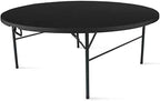 Table de jardin ronde pliante 4 personnes de 150 cm de diamètre dans un jardin - photo 4
