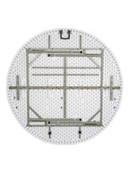 Table de jardin ronde pliante 6 personnes de 122 cm dans un jardin - photo 2