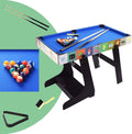 Table de jeux pliante 4 en 1 de 124 x 61 cm dans une salle de jeux