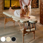 Table de kiné pliante de 185 cm avec appui-tête et housse de transport - photo 4