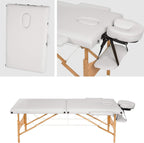 Table de kiné pliante de 185 cm avec appui-tête et housse de transport - photo 5