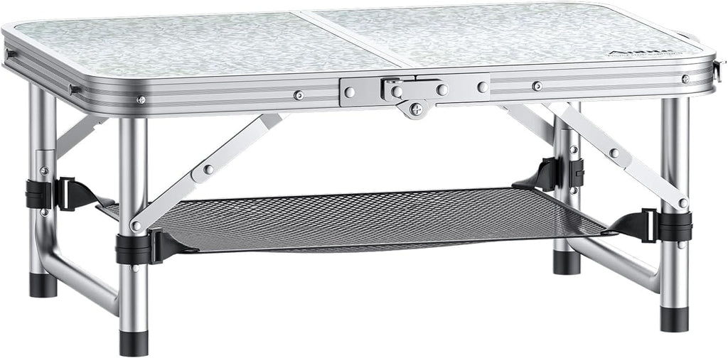 Table de plage pliante basse en aluminium de 59 x 40 cm sur le sable - photo 5