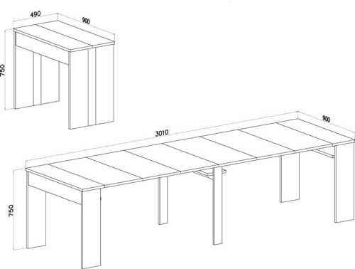 Table De Réunion Pliante
