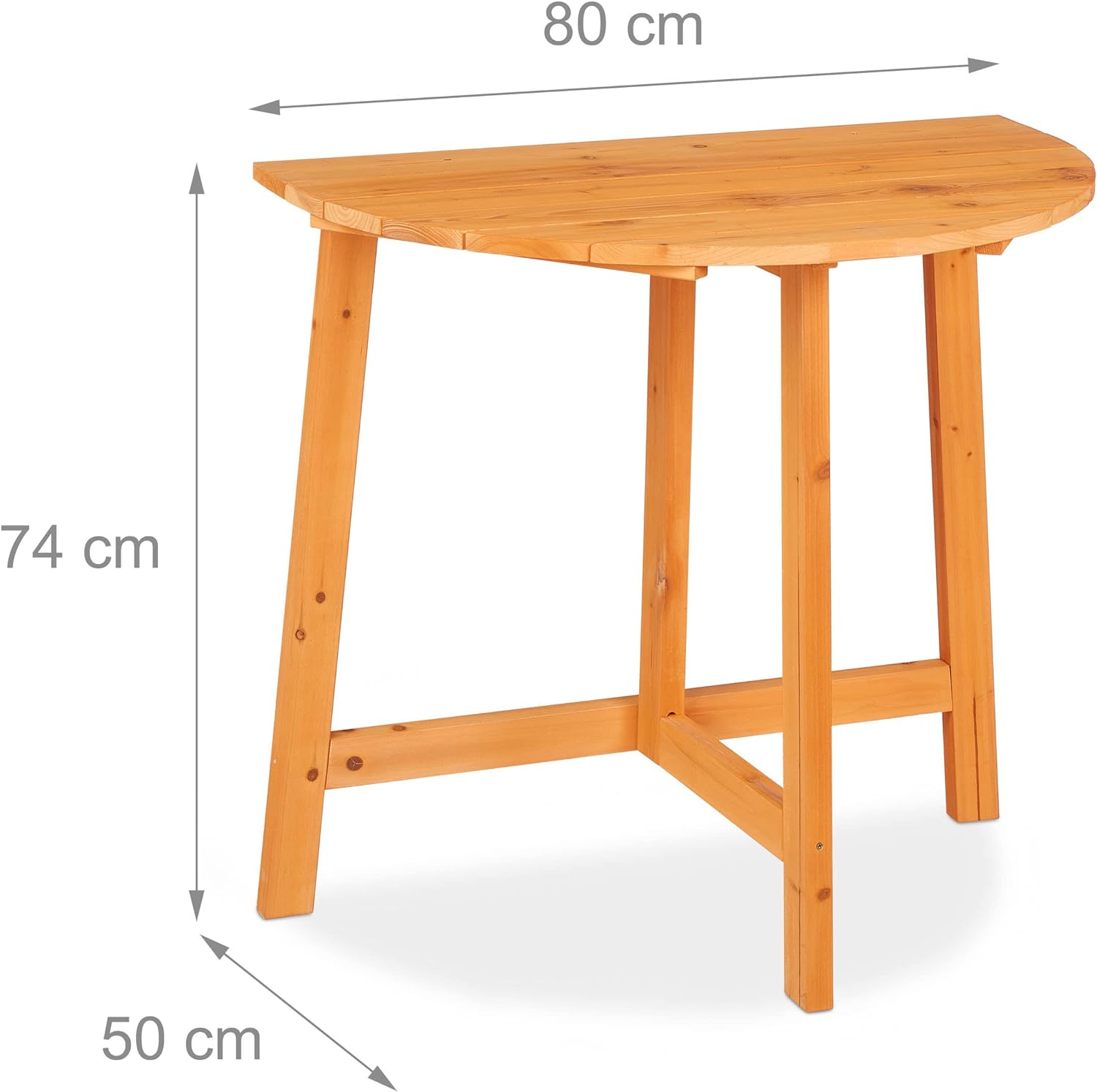 Table Demi Lune Pliante