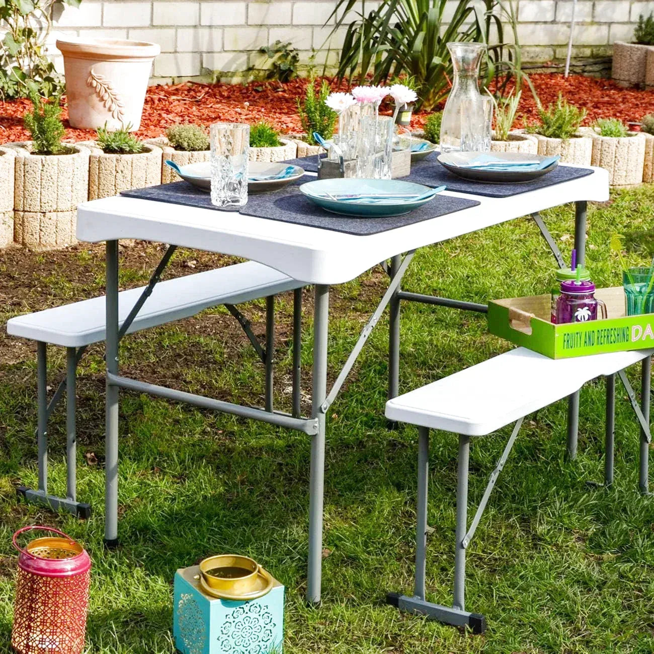 Table Et Bancs Pliants